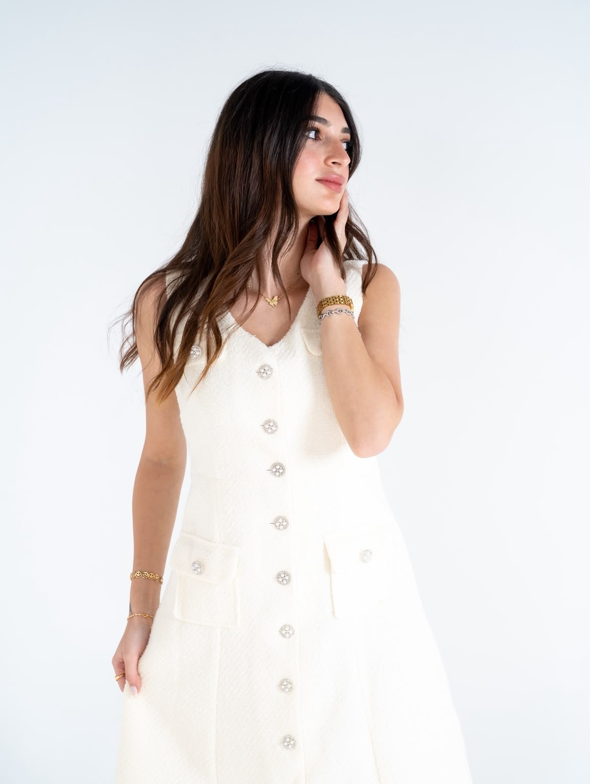 Tweed dress - الصورة 2