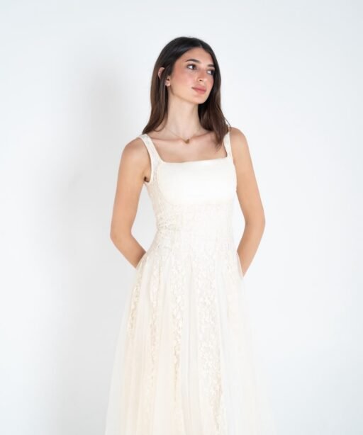 Lace & tulle dress